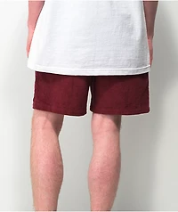 Dravus Stow Burgundy Corduroy Walk Shorts