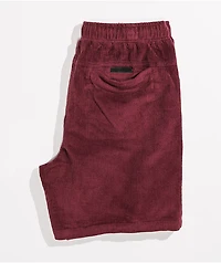 Dravus Stow Burgundy Corduroy Walk Shorts