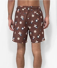 Dravus Terrapin Brown 18" Board Shorts