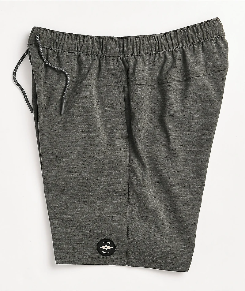 Dravus Terrapin Washed Black Shorts