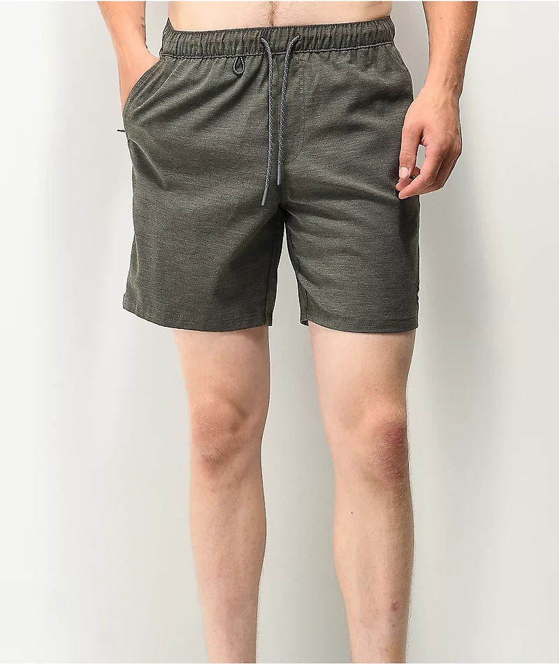 Dravus Terrapin Washed Black Shorts