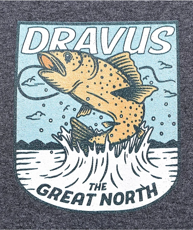 Dravus The Great North Grey T-Shirt