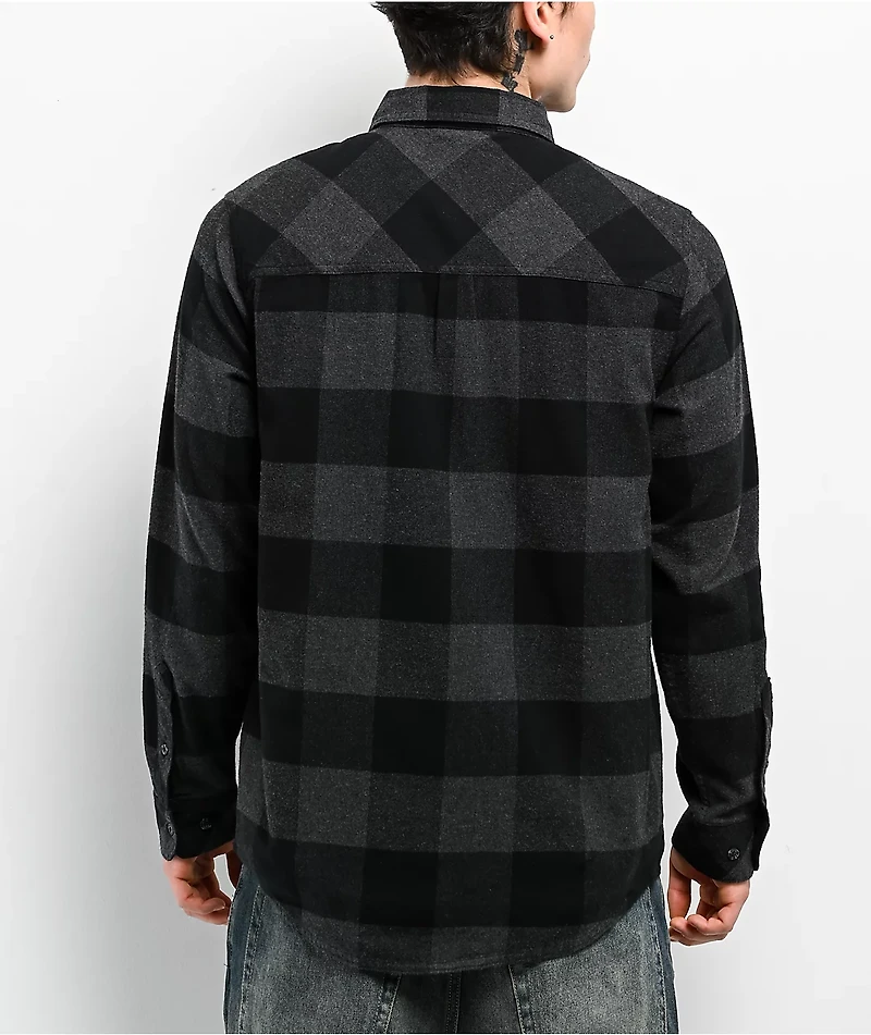 Dravus Travis Black Flannel Shirt