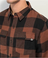 Dravus Travis Brown & Black Flannel Shirt