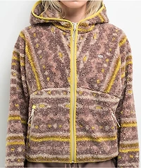 Dravus Vista Brown Sherpa Hoodie