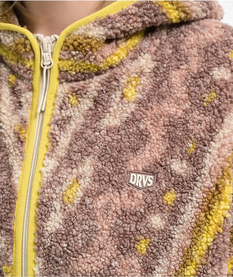 Dravus Vista Brown Sherpa Hoodie
