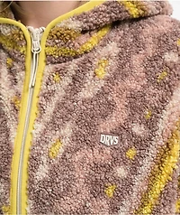 Dravus Vista Brown Sherpa Hoodie