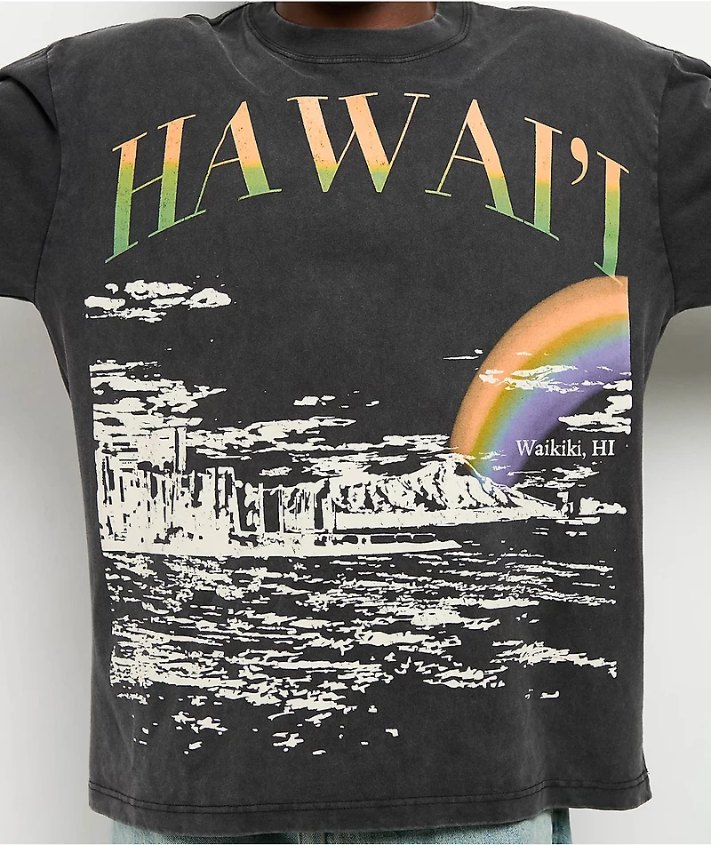Dravus Waikiki Vintage Black Long Sleeve T-Shirt