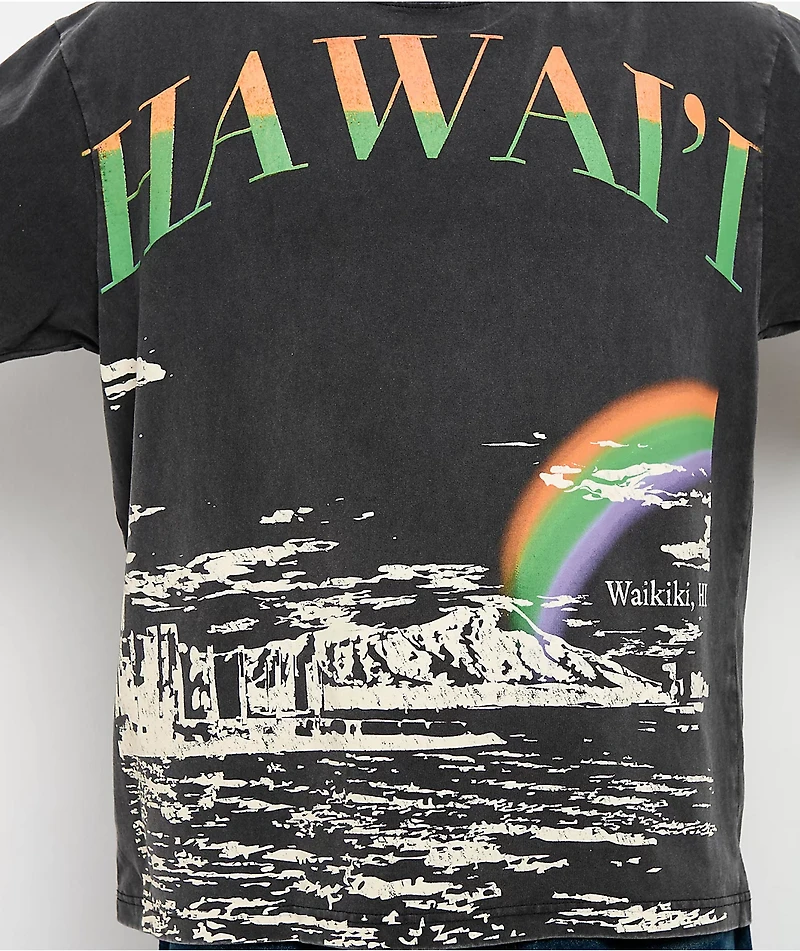 Dravus Waikiki Vintage Black T-Shirt