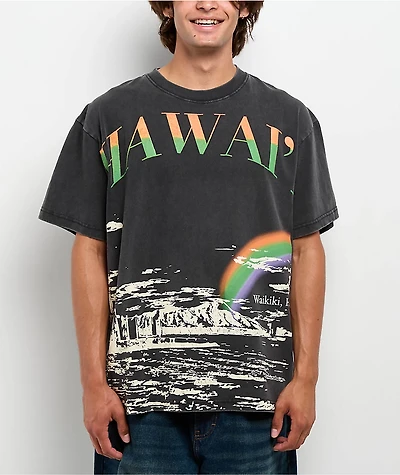 Dravus Waikiki Vintage Black T-Shirt