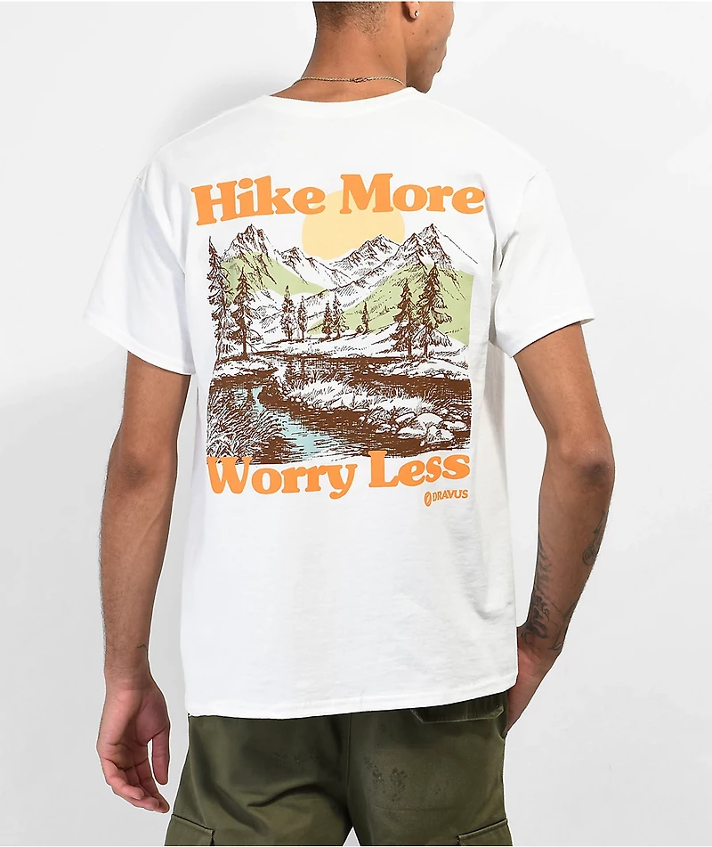 Dravus Worry Less White T-Shirt