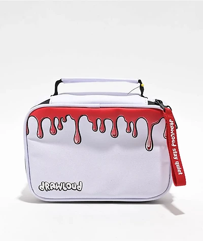 Drawloud Smell Proof White Lunchbox Bag