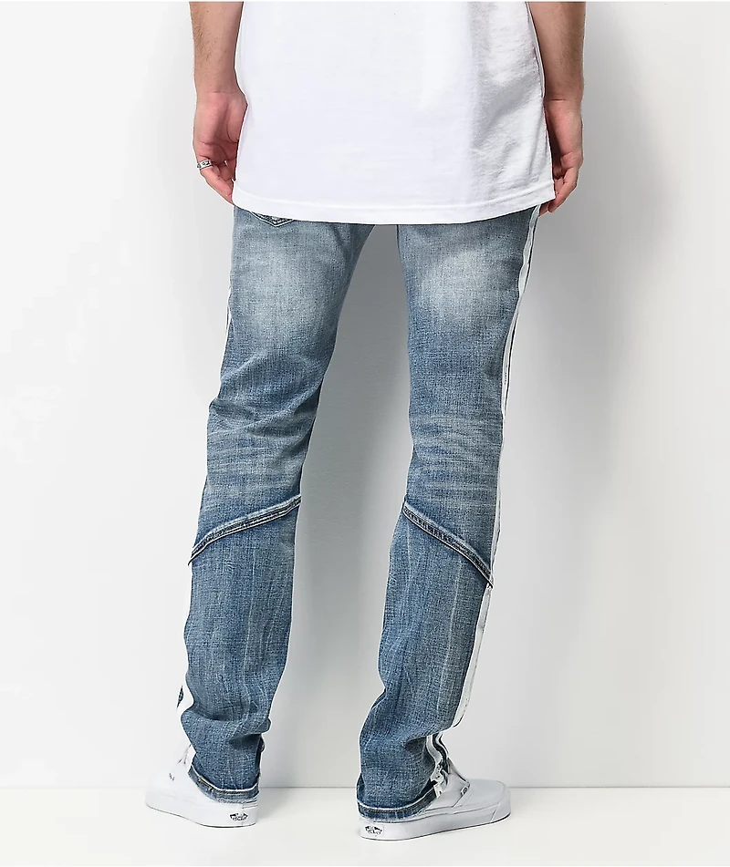 Dript Denim D.091 Racer Blue Distressed Skinny Jeans