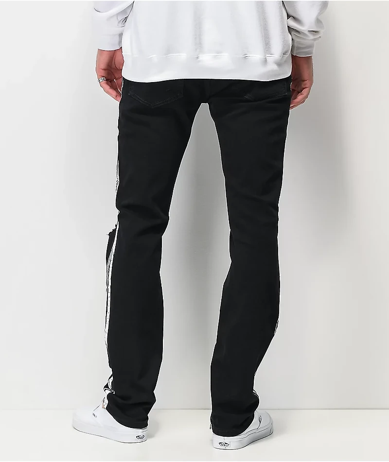 Dript Denim D.097 Racer Black Skinny Jeans