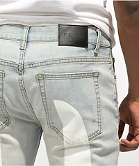 Dript Denim D.211 White Paint Blue Skinny Jeans