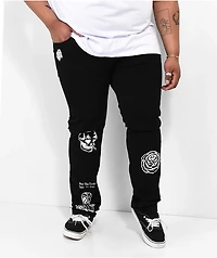 Dript Denim Tattoo Black Jeans