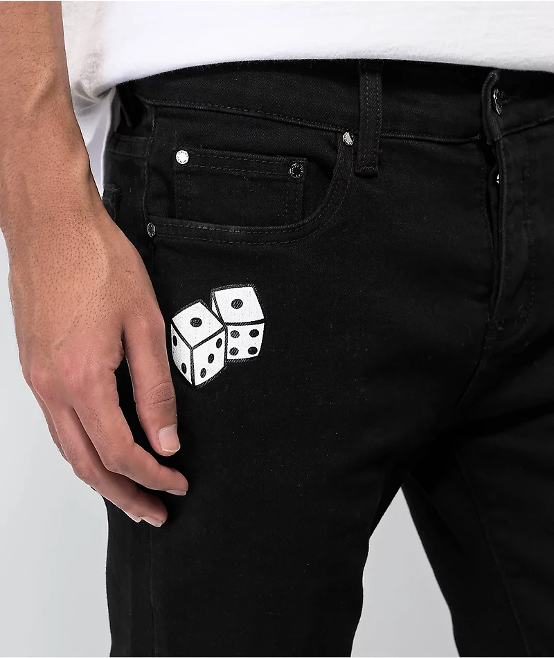 Dript Denim Tattoo Black Jeans