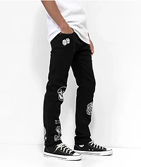 Dript Denim Tattoo Black Jeans