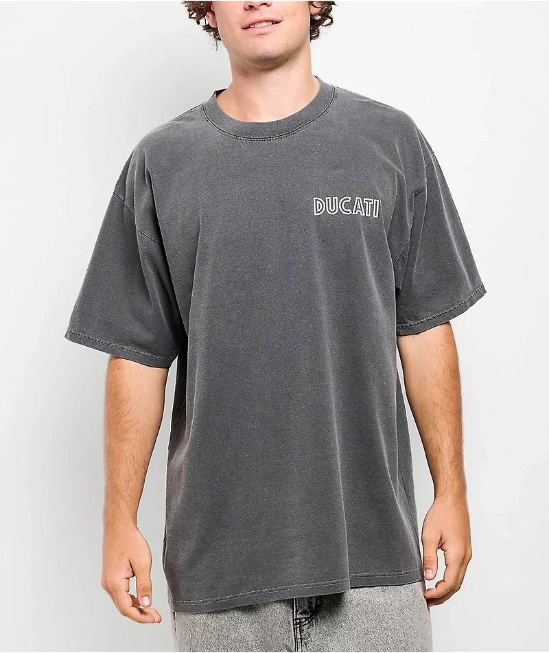 Ducati 125 Sport Black Wash T-Shirt