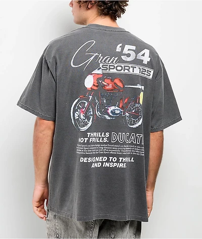 Ducati 125 Sport Black Wash T-Shirt