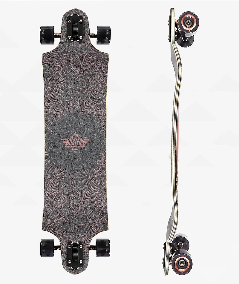 Dusters Nippon 38" Double Drop Longboard Complete