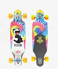 Dusters x Felix The Cat Channel 34" Drop Through Longboard Complete