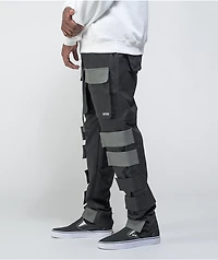 EPTM Black Hook & Loop Cargo Pants