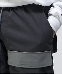 EPTM Black Hook & Loop Cargo Pants