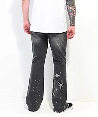 EPTM Kidd Black Flare Denim Jeans