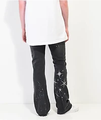 EPTM Kidd Black Flare Denim Jeans