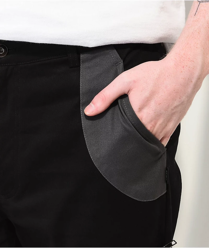 EPTM Publisher Black Cargo Pants