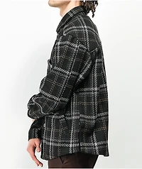EPTM Slit Black & Mocha Flannel Shirt