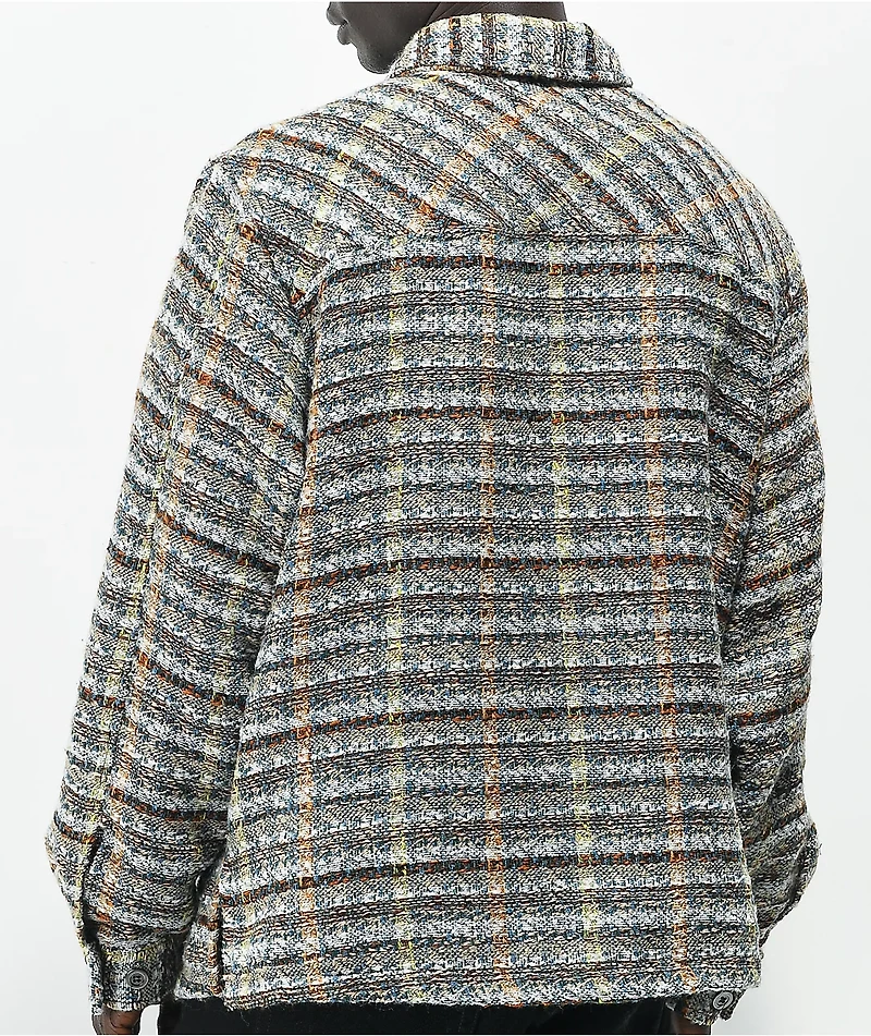 EPTM Slit Brown Flannel Shirt