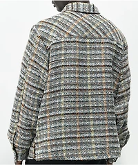 EPTM Slit Brown Flannel Shirt