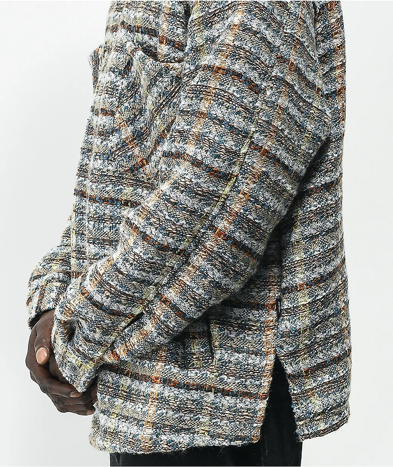 EPTM Slit Brown Flannel Shirt
