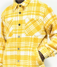 EPTM Slit Yellow & White Flannel Shirt