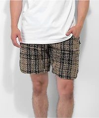 EPTM Tweed Trucker Khaki Shorts