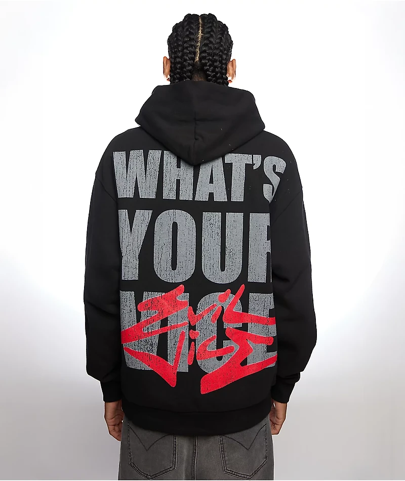 EVIL VICE Forgiven Black Hoodie