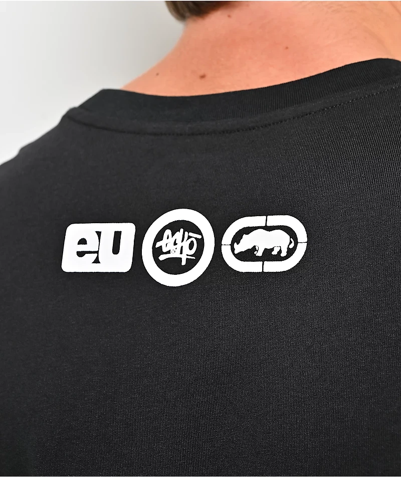 Ecko Airbrush Black T-Shirt