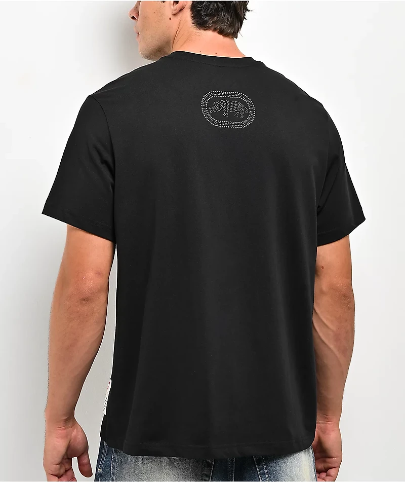 Ecko Back Down Studded Black T-Shirt