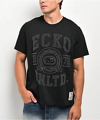 Ecko Back Down Studded Black T-Shirt