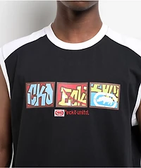 Ecko Graff Alley Black & White Tank Top