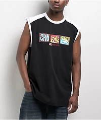 Ecko Graff Alley Black & White Tank Top