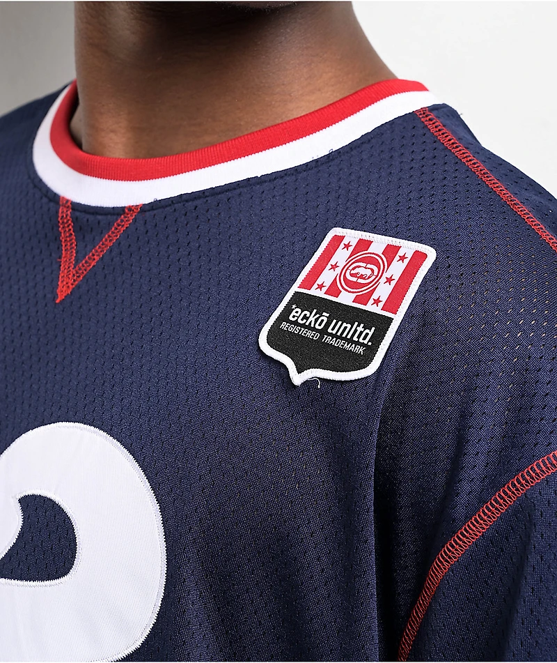 Ecko Mean Joe Blue Mesh Jersey