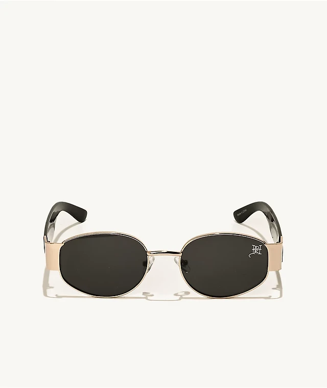 Ed Hardy Annunciation Gold & Black Sunglasses at CoolSprings  display picture 3