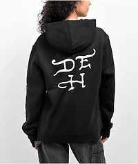 Ed Hardy Battle Skull Black Hoodie