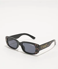 Ed Hardy Burnin Love Black Sunglasses