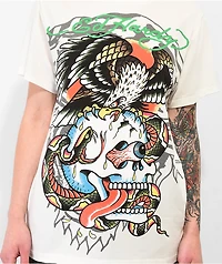 Ed Hardy Cloud Dancer White T-Shirt