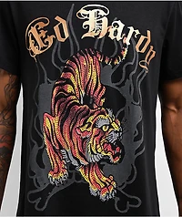 Ed Hardy Crawling Tiger Black T-Shirt