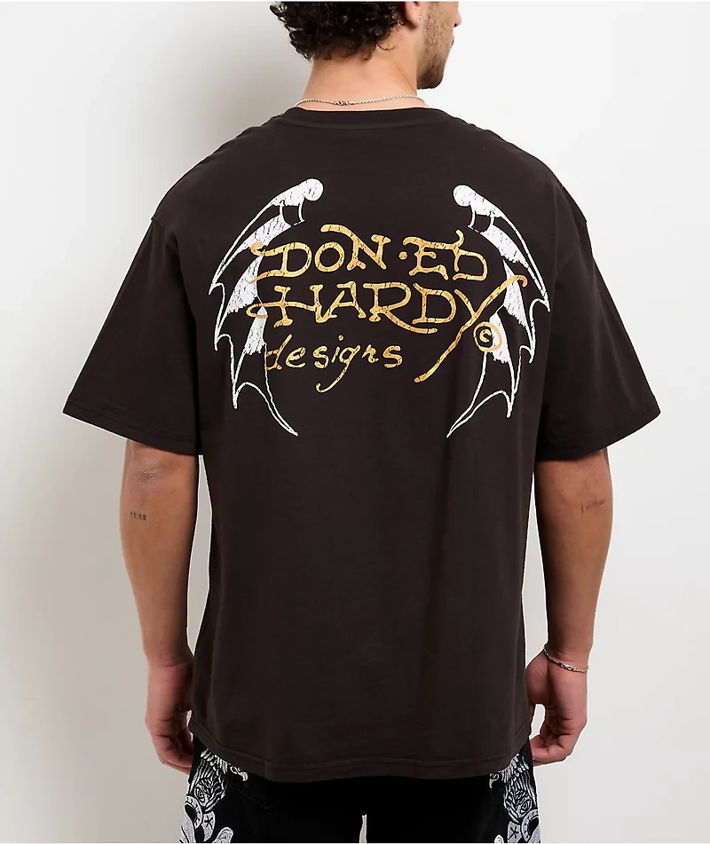 Ed Hardy Cross Black T-Shirt